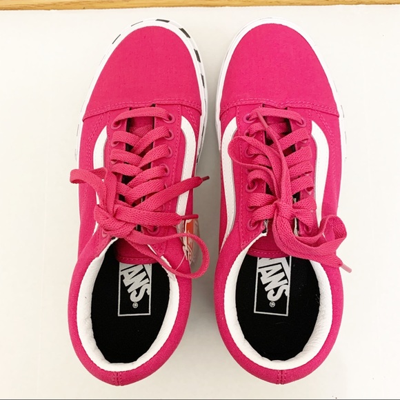Vans Pink and White Platform Shoes - Picture 5 of 9